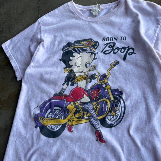 Vintage Biker Betty Boop Tshirt - M