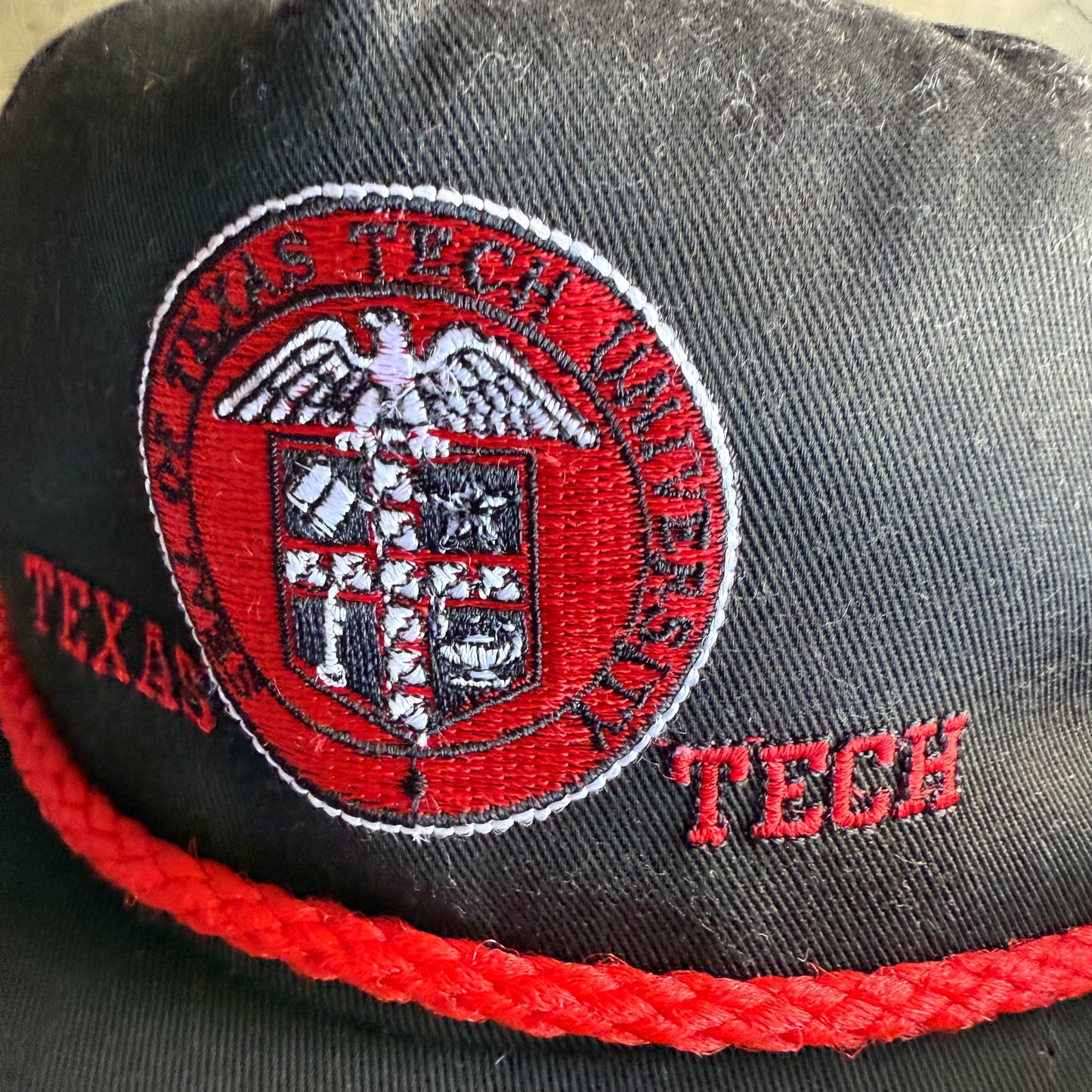 Vintage 90s Texas Tech Adjustable Hat