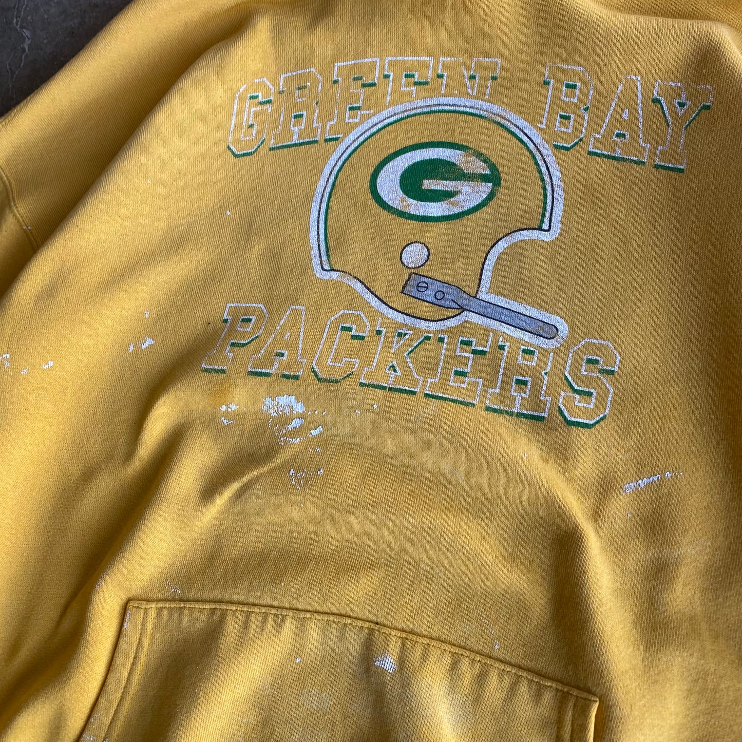 Vintage 90s Distressed Packers Hoodie - XL