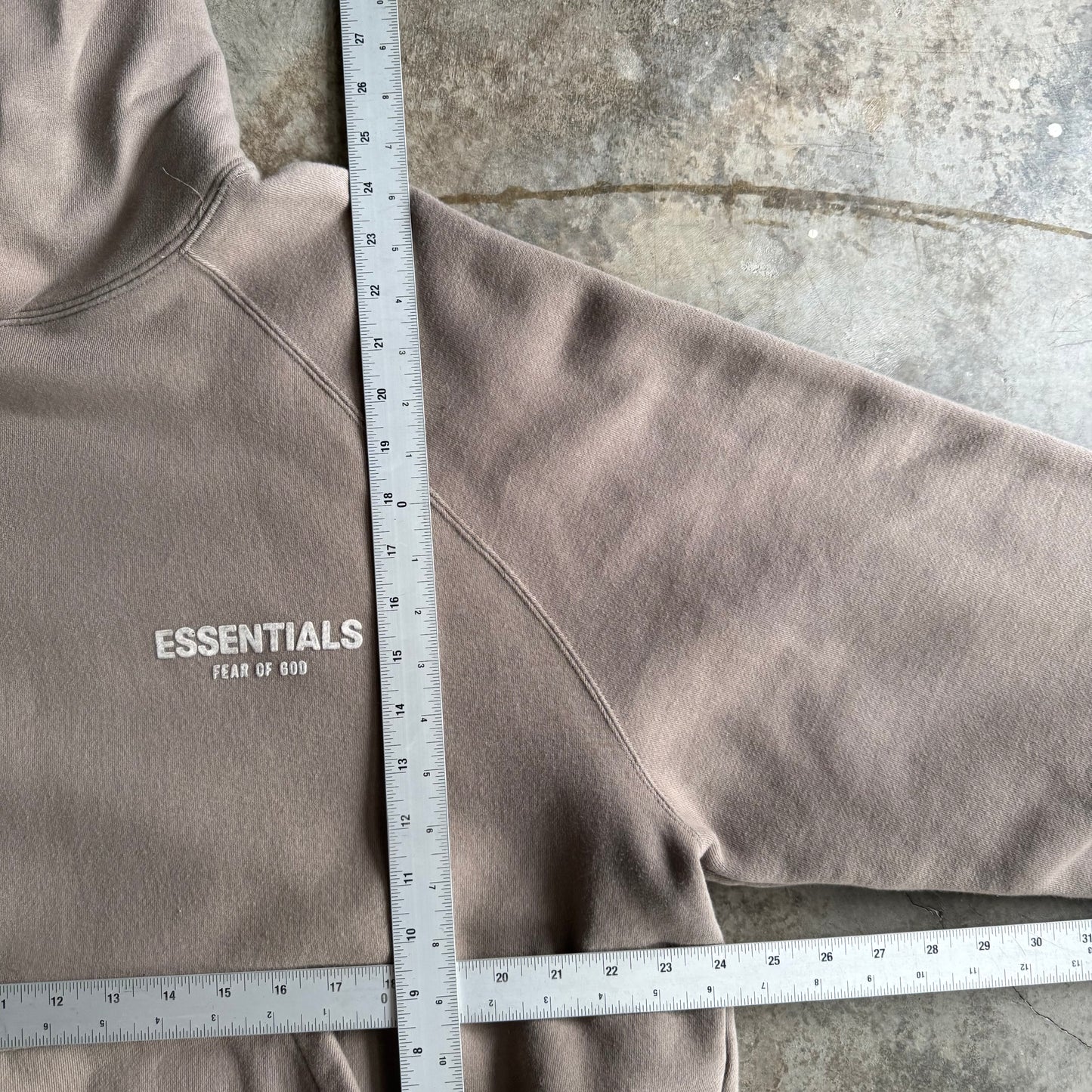 Brown Essentials Hoodie - M