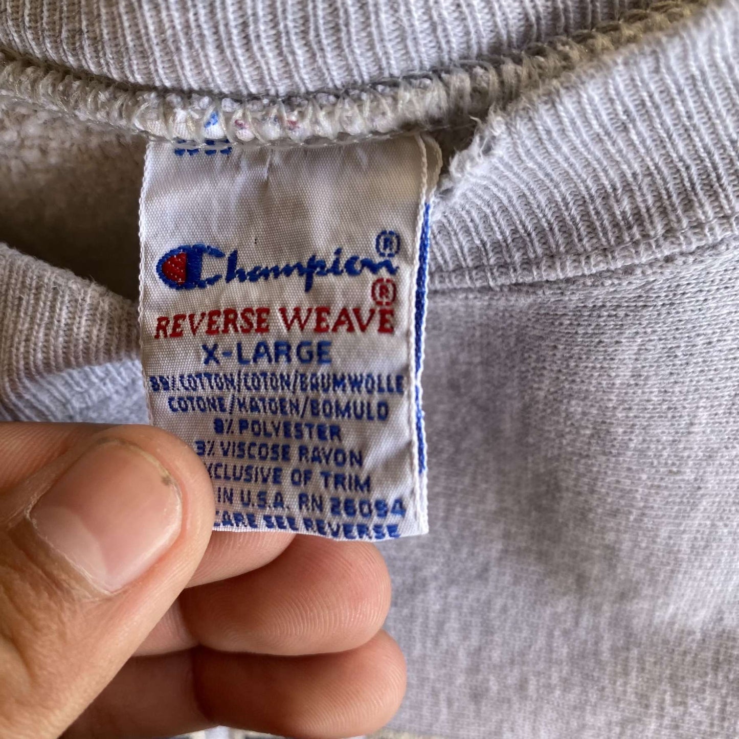 Vintage 90s Michigan Champion Reverse Weave Crewneck- XL