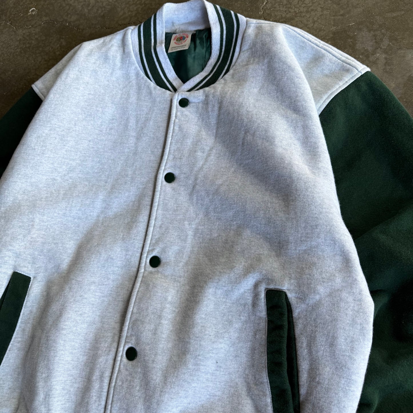Vintage 90s Letterman Style Jacket - XL