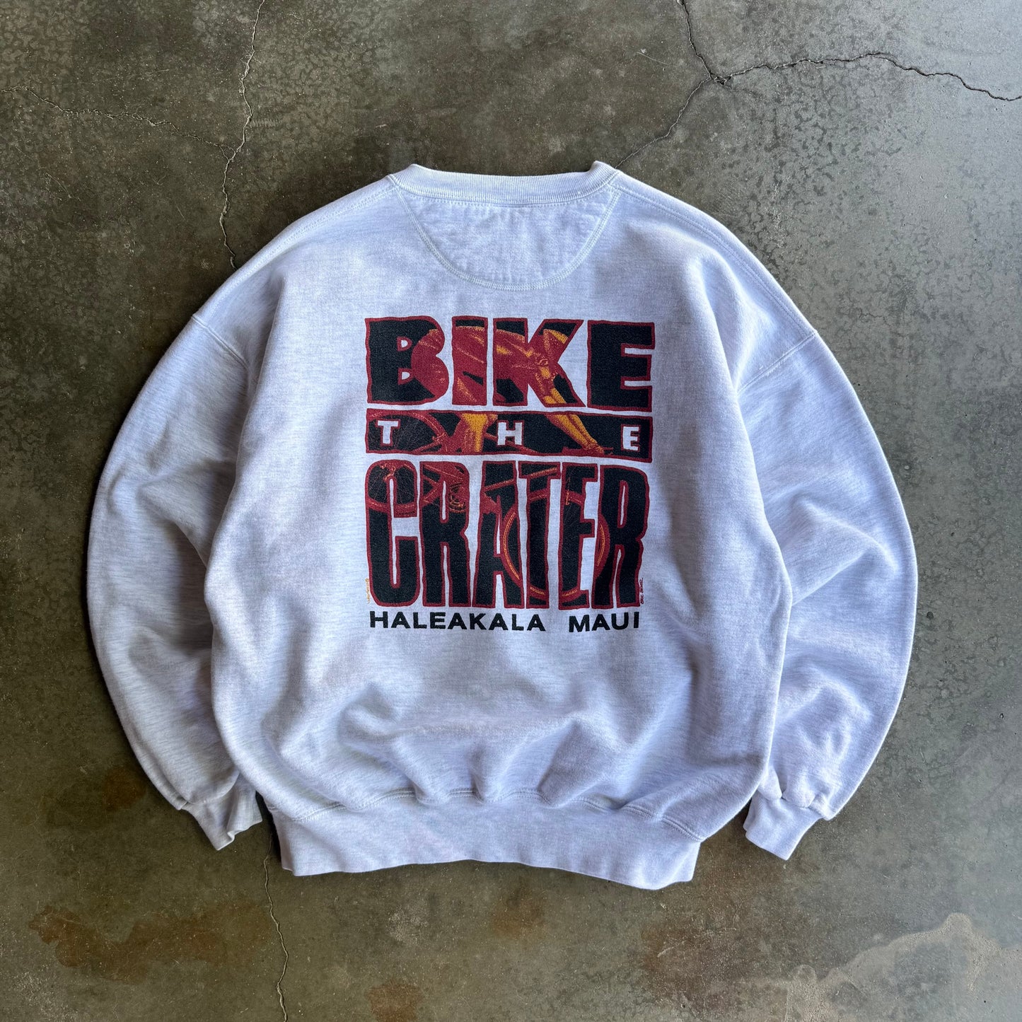 Vintage 90s Bicyclist Crewneck - L