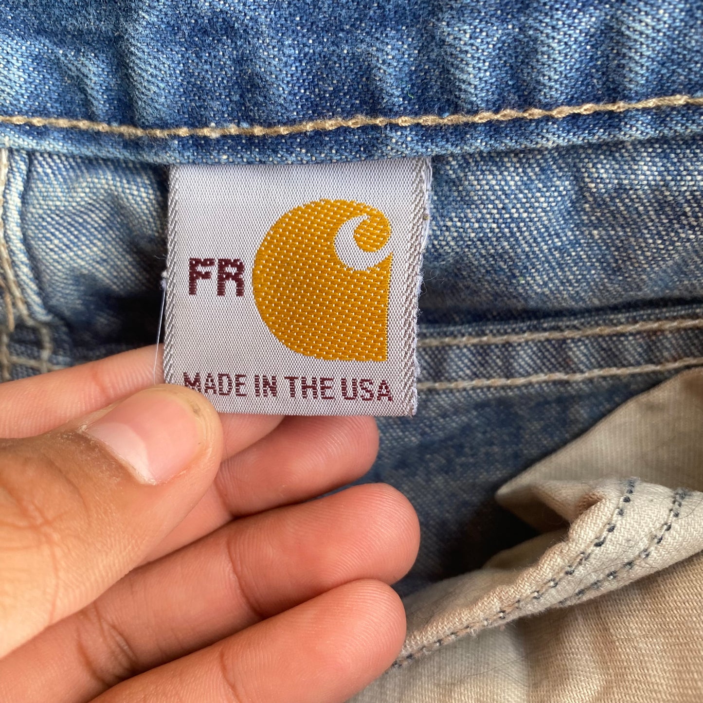 Vintage 90s Heavily Distressed Carhartt Jeans - 32