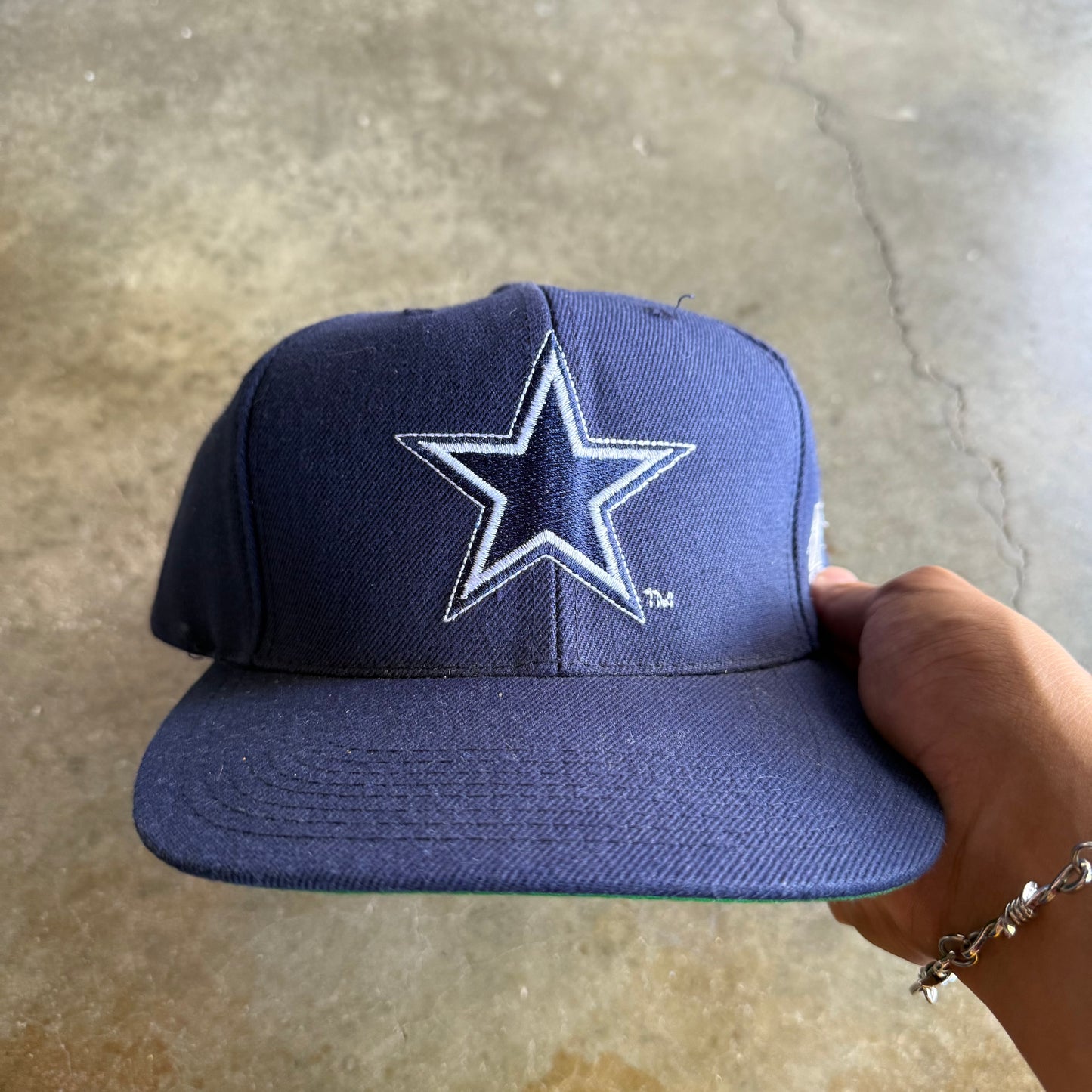 Vintage 90s Cowboys Plain Logo SnapBack Hat