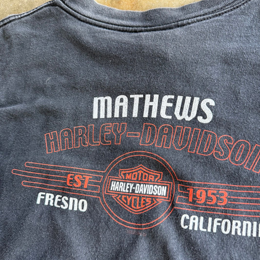 Vintage Harley Davidson Engine Longsleeve - L