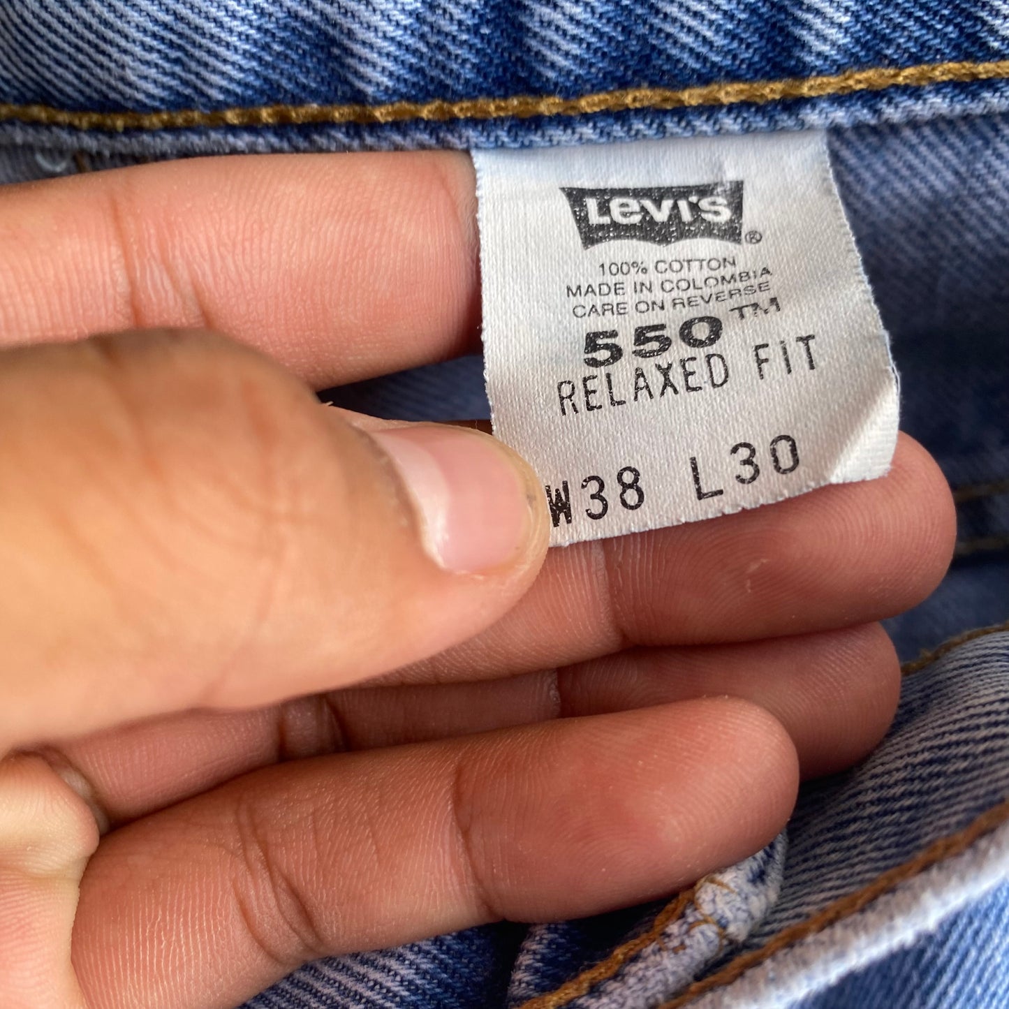 Vintage 90s Faded Levi 550 - 38