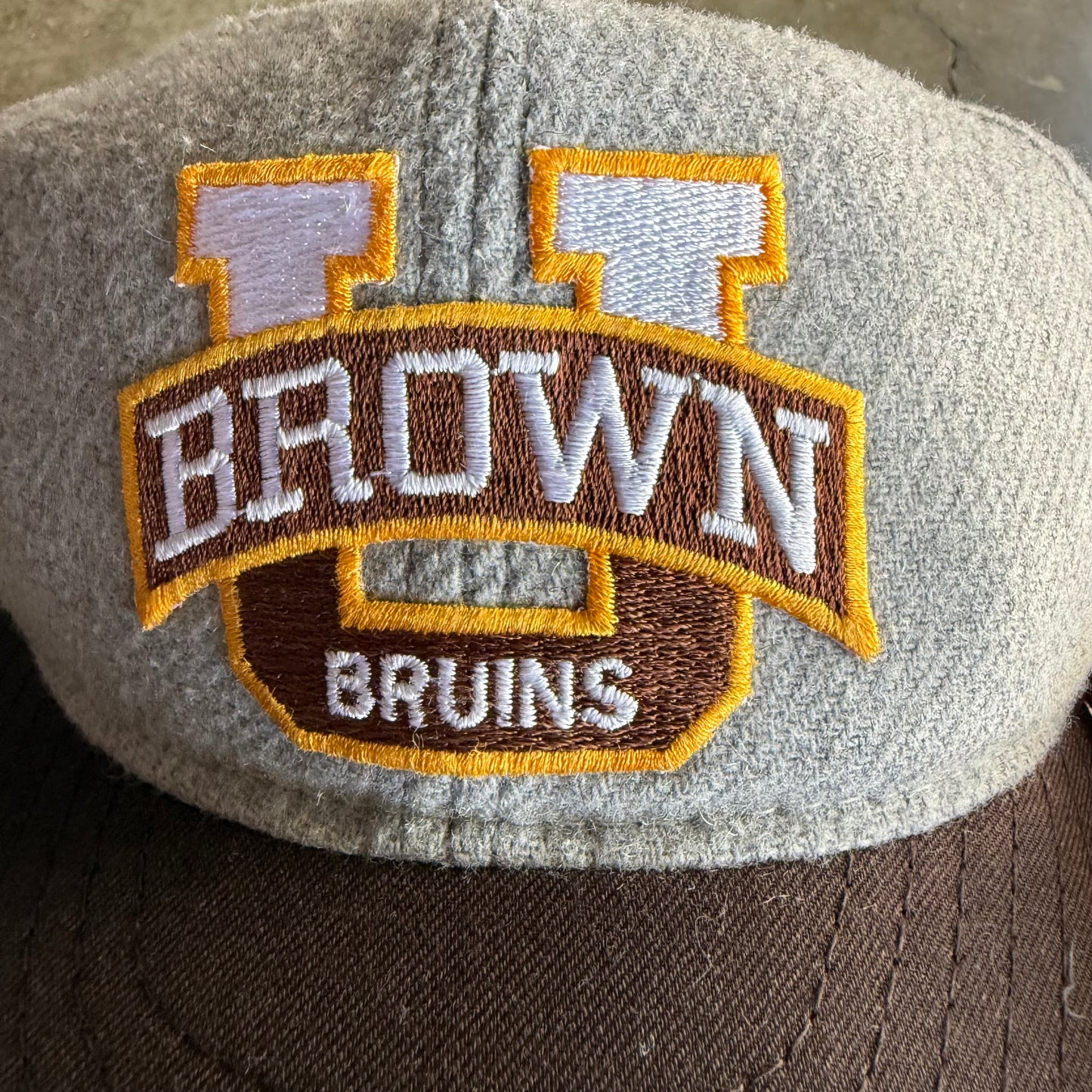 Vintage 90s Brown University SnapBack Hat