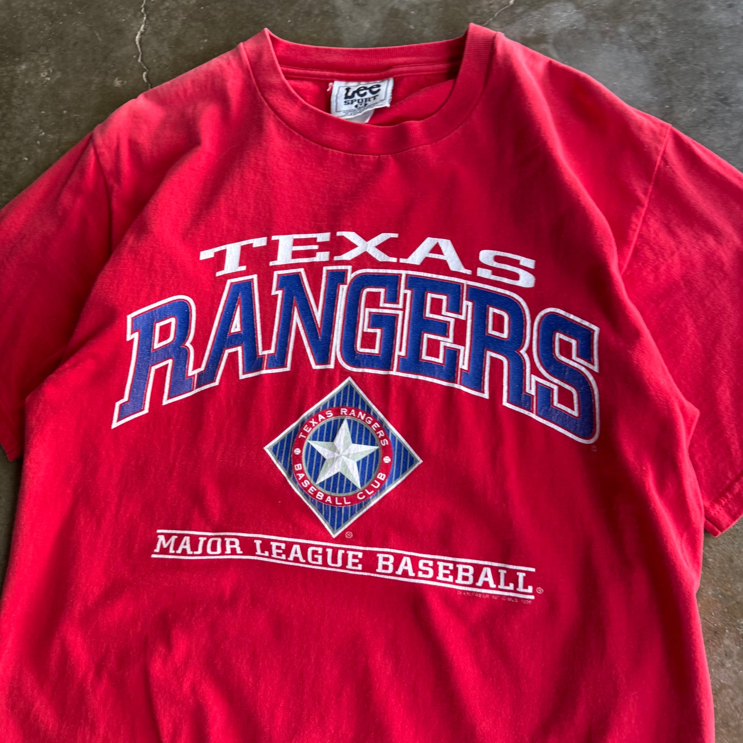 Vintage 90s Texas Rangers Tee - M
