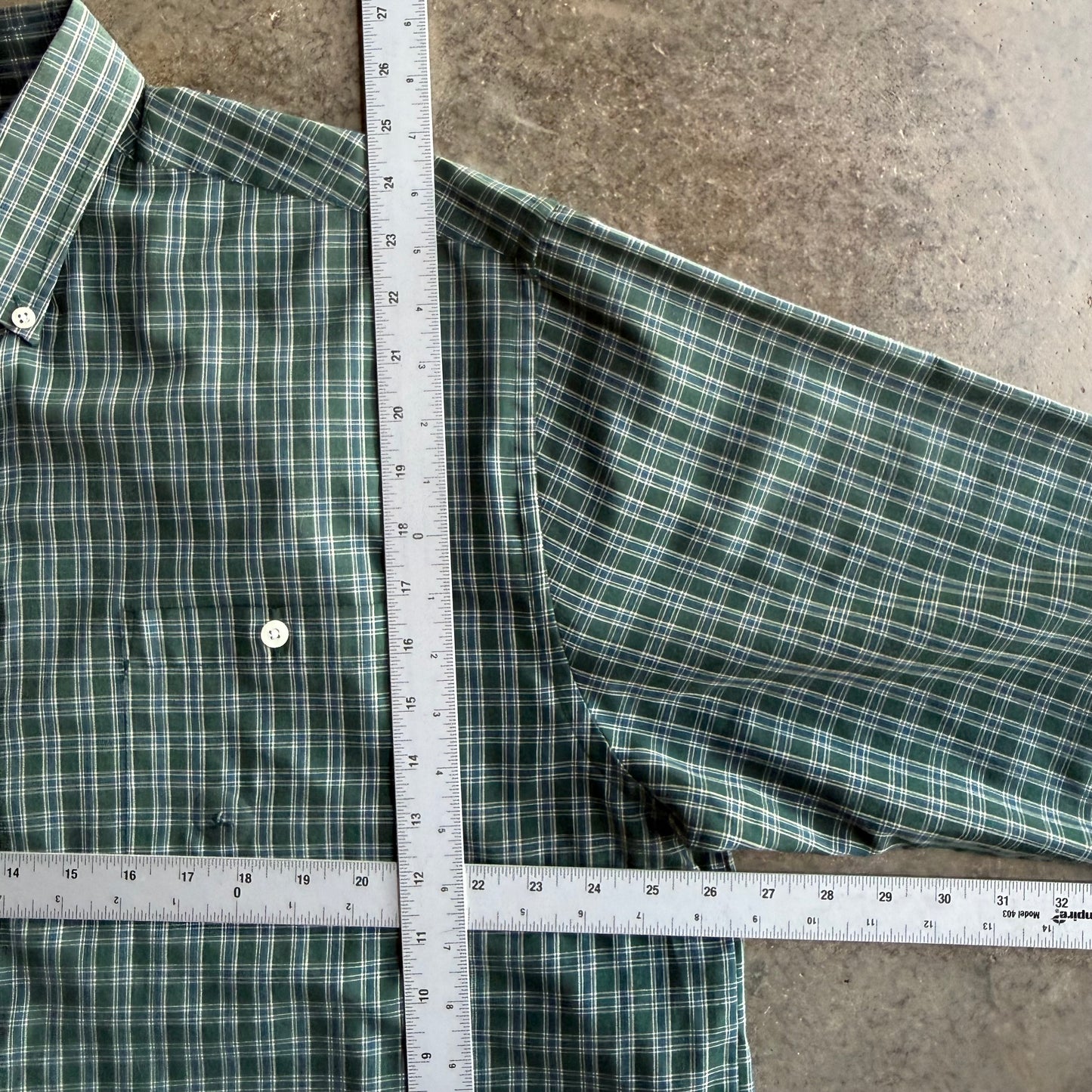 Vintage Boxy Cropped Button Up - XL