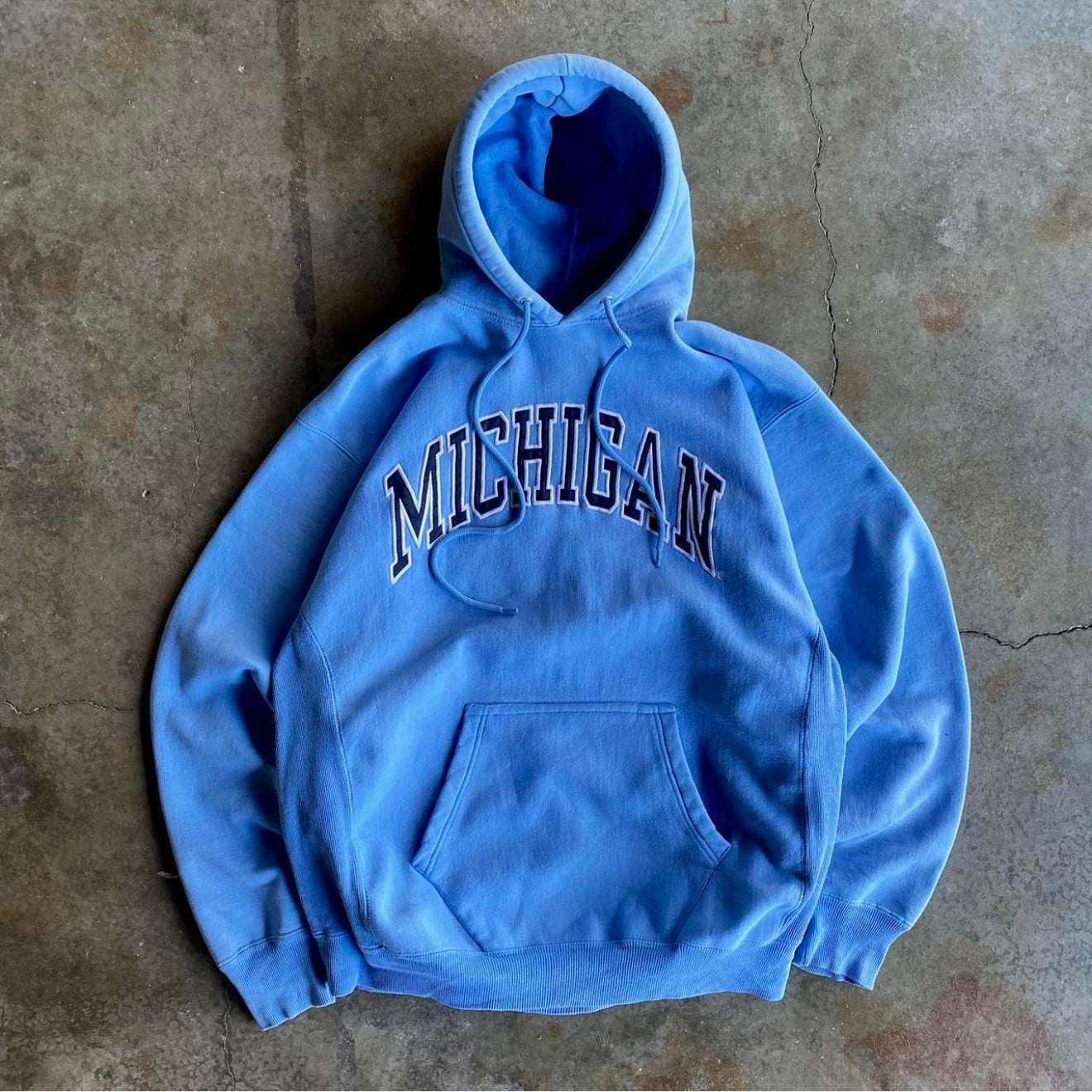 Vintage 00s Michigan Heavyweight Hoodie - L