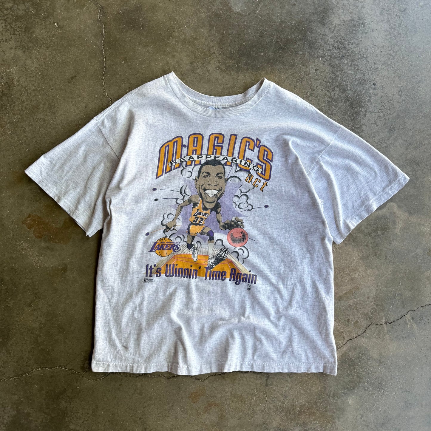 Vintage 90s Magic Johnson Big Head Tee - XL