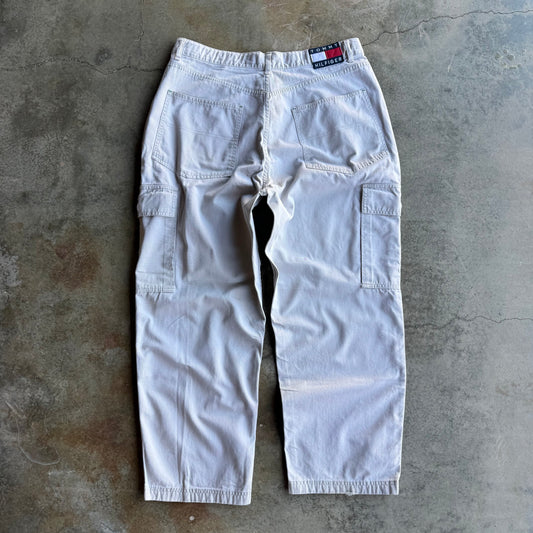 Vintage Light Tan Baggy Tommy Pants - 38