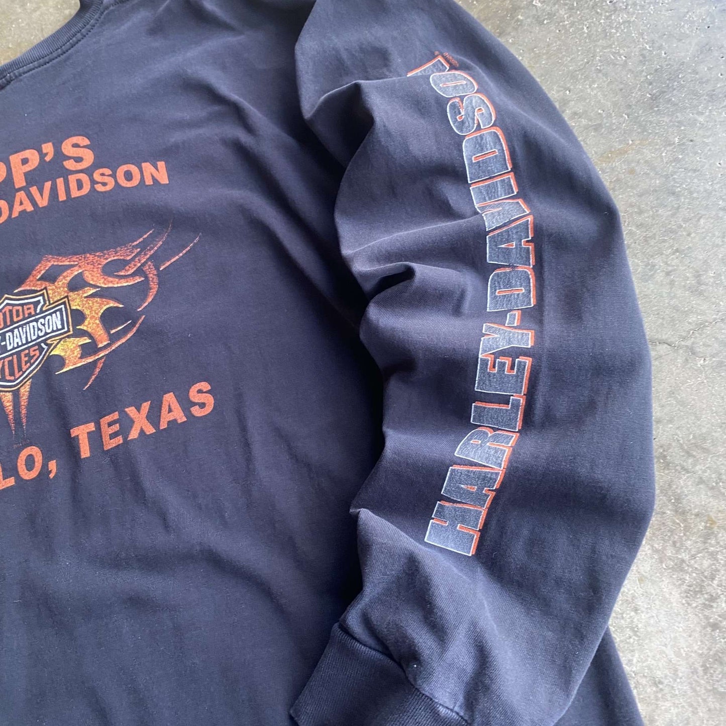 Vintage 00’s Harley Davidson Long Sleeve - XXL