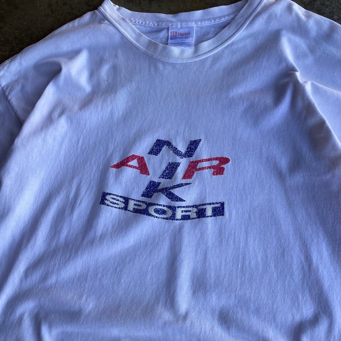 Vintage 90s Distressed Nike Bootleg Tee - XL