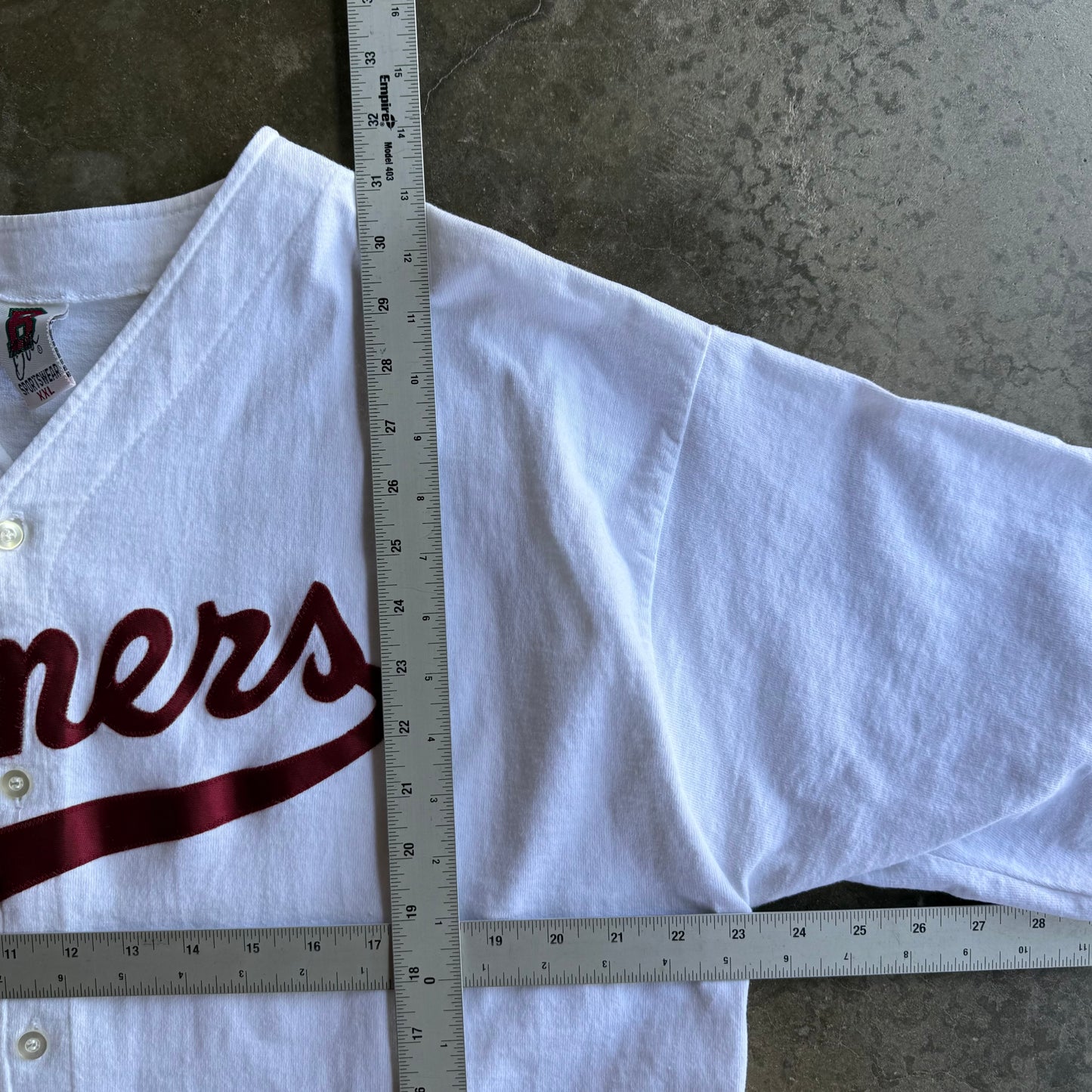 Vintage 90s OU Sooners Baseball Jersey - XXL