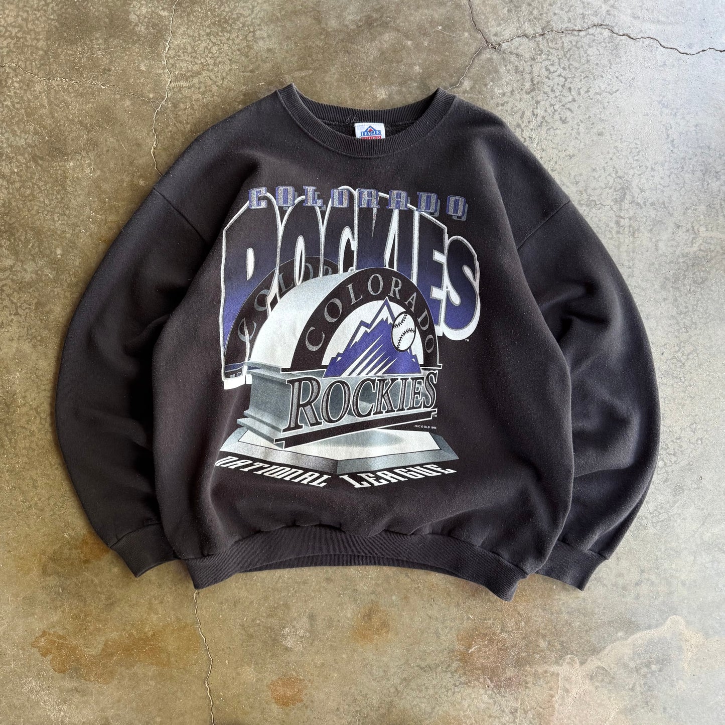 Vintage 90s Colorado Rockies Crewneck - XL