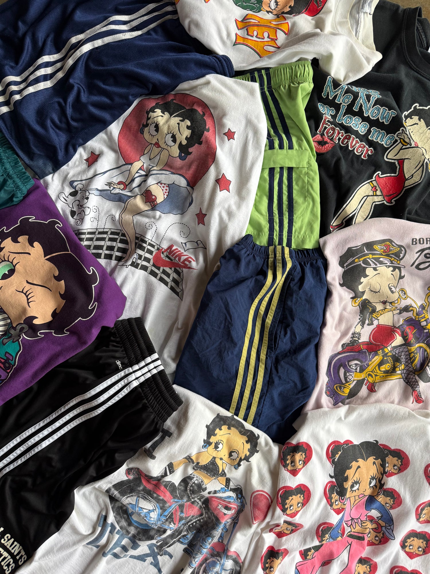 Betty Boop & Track Shorts Collection