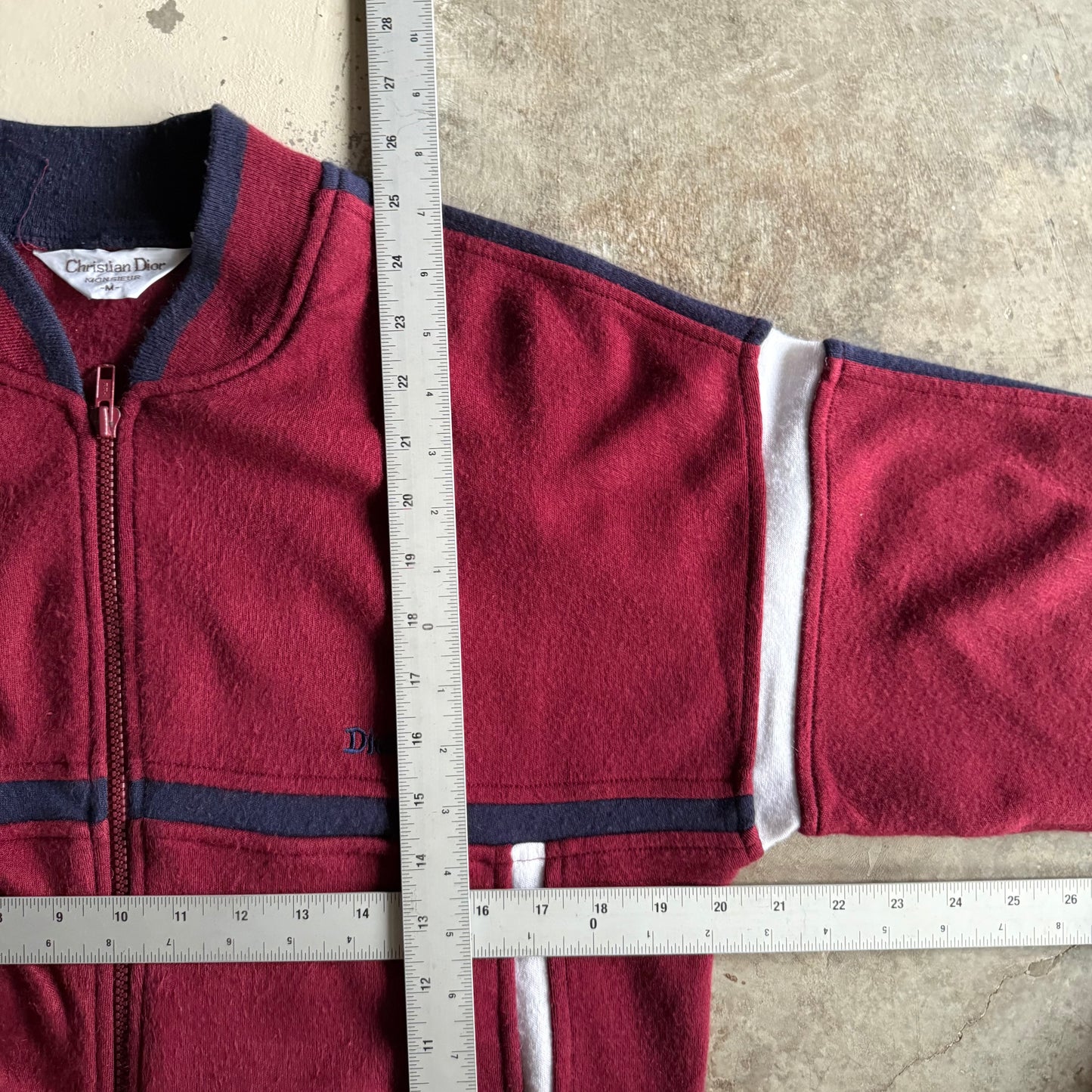 Vintage 80s Christian Dior Zip up - M
