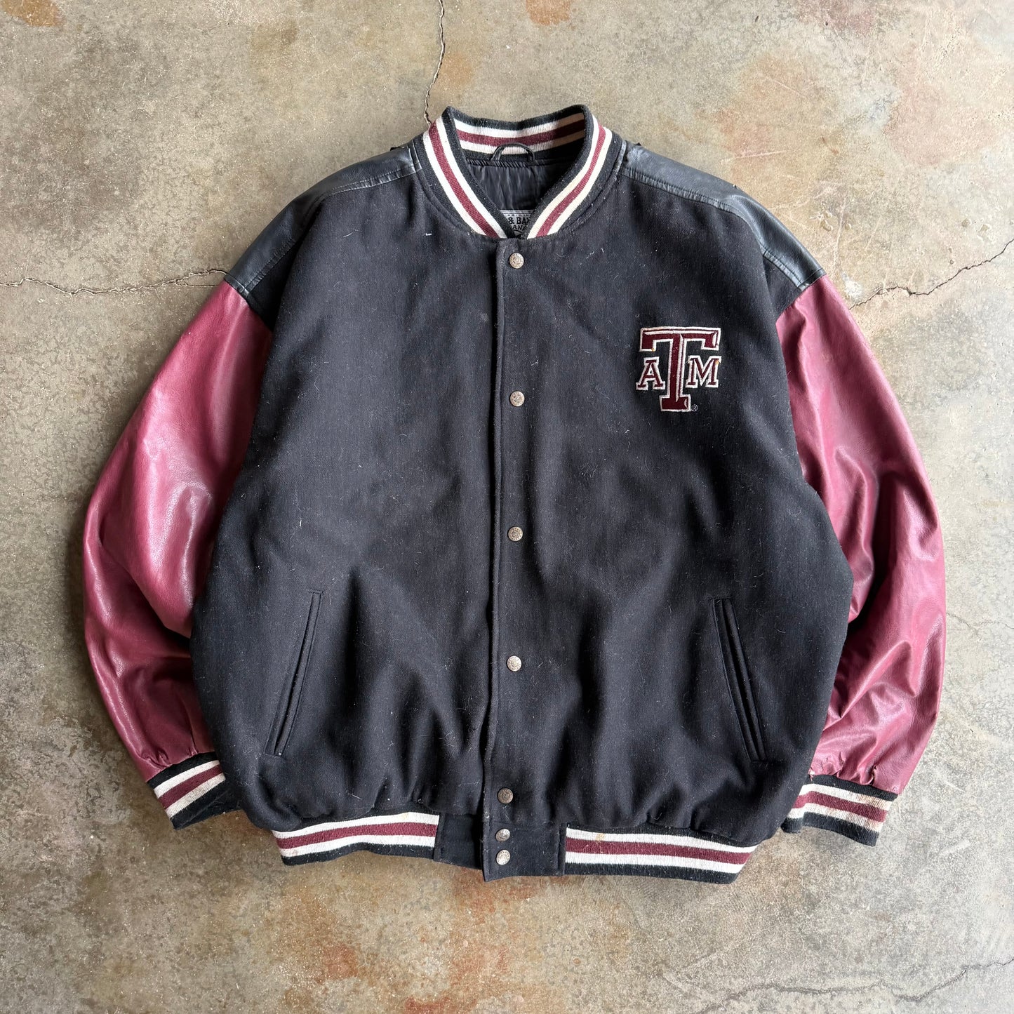 Vintage 00s A&M Letterman Jacket - XL