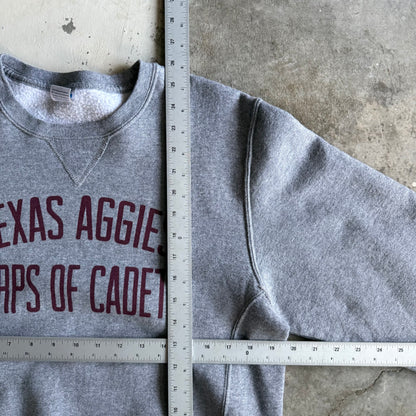 Vintage 00s Russell Texas Aggies Track Crewneck - M