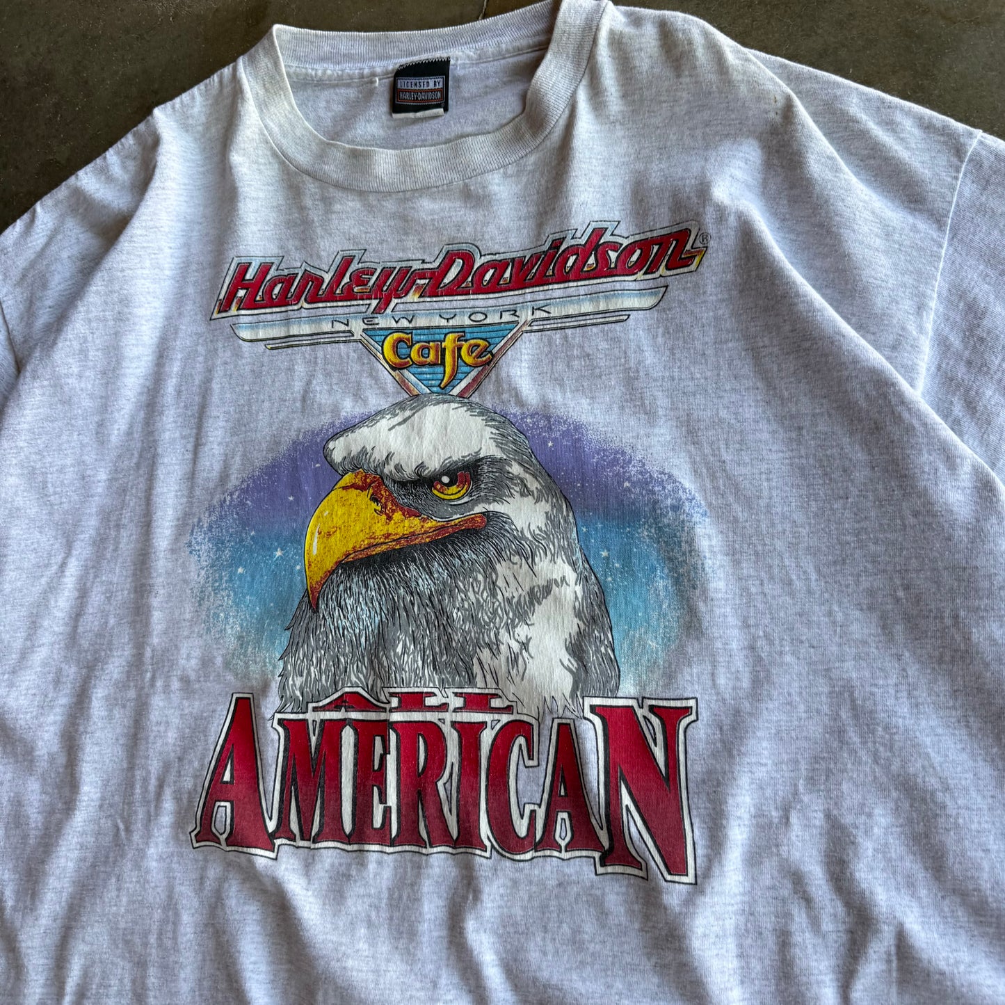 Vintage Harley Davidson Cropped Boxy Tshirt - XXL