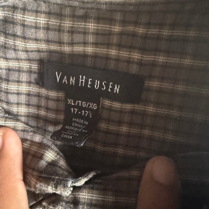 Vintage 00s Fall Cropped Button Up - XL