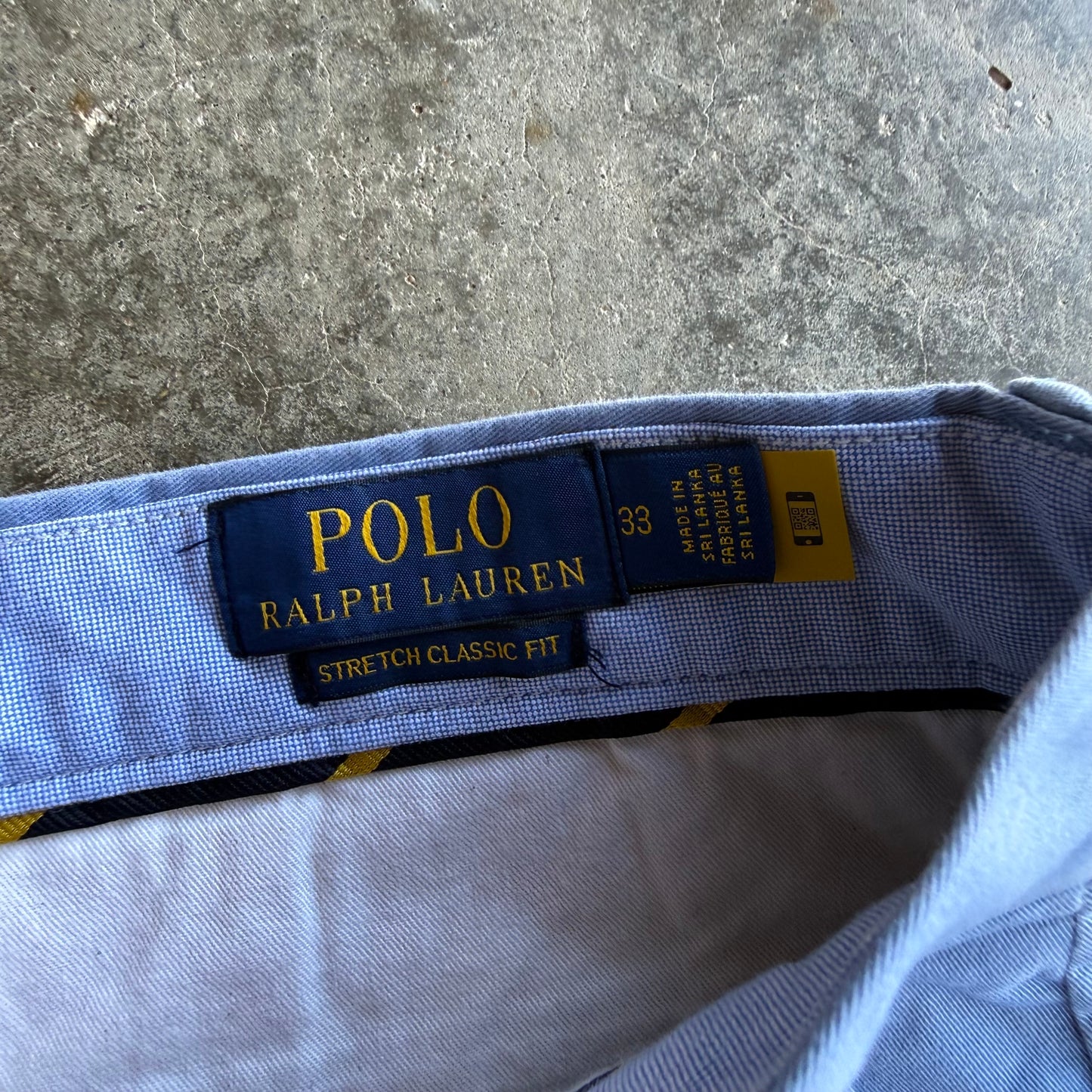 Vintage Baby Blue Polo Ralph Lauren Shorts - 33