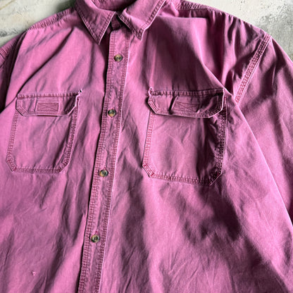 Vintage 00s Fall Cropped Button Up - XL