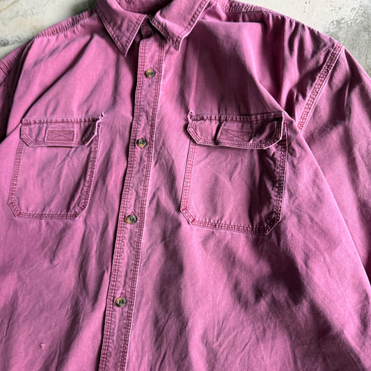 Vintage 00s Fall Cropped Button Up - XL