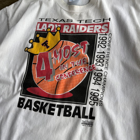 Vintage Texas tech basketball tshirt - XL