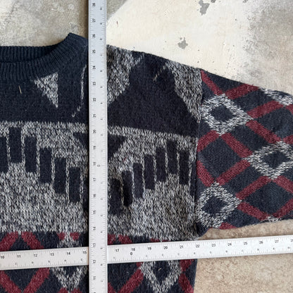 Vintage 90s Knit Sweater - L