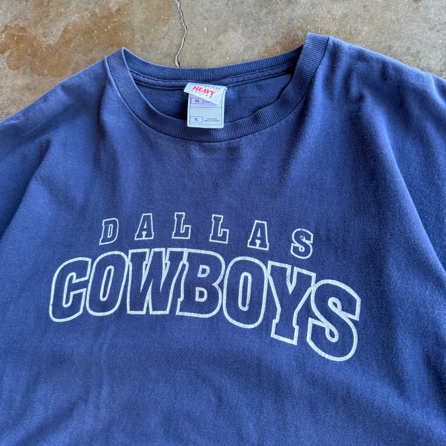 Vintage Cowboys Helmet Tshirt - XL