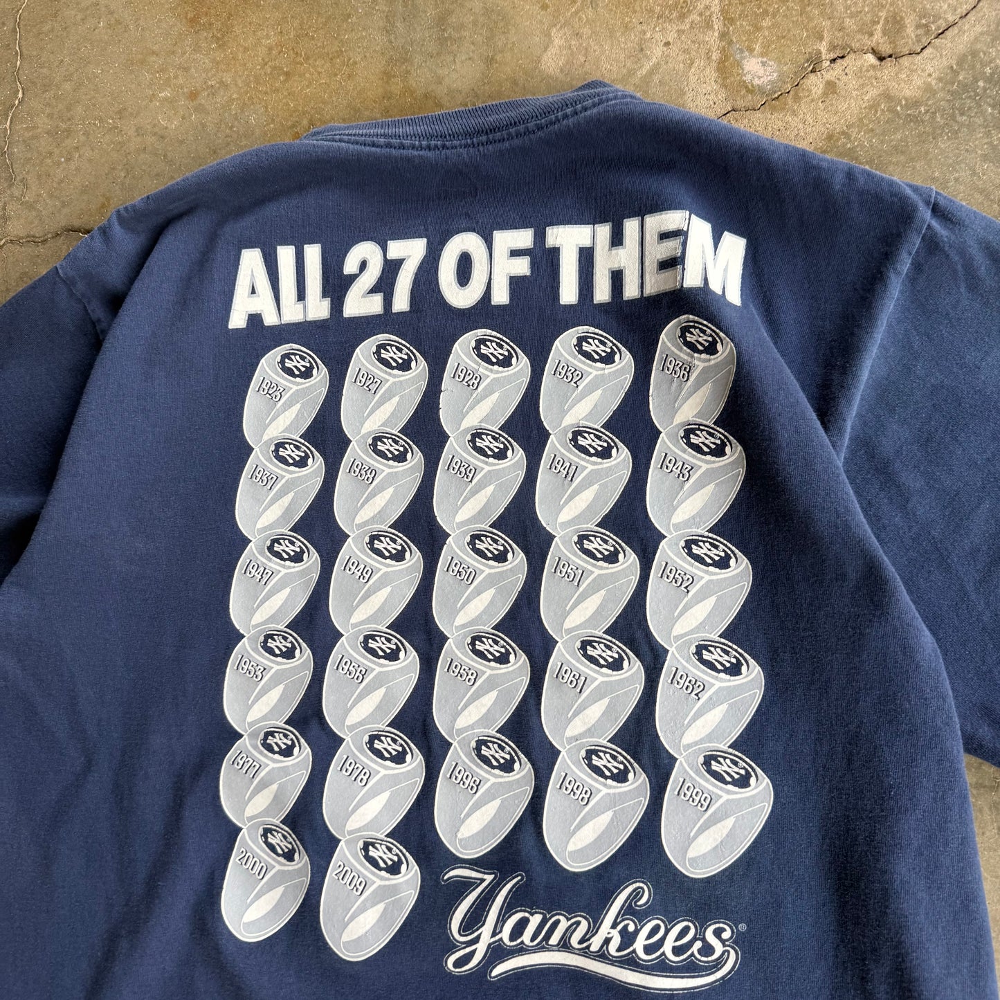 Vintage New York Yankees Ring Tshirt - M