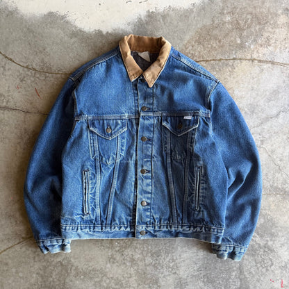 Vintage 90s Denim Button Up Carhartt Jacket - L