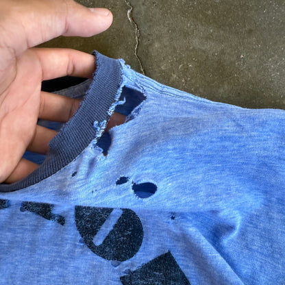 Vintage 70s Baylor Distressed Tee - XL