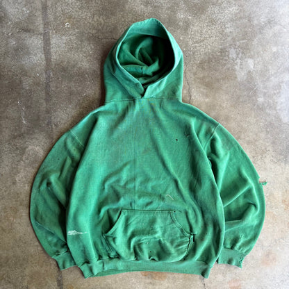 True Vintage 70s Distressed Russell Hoodie - M