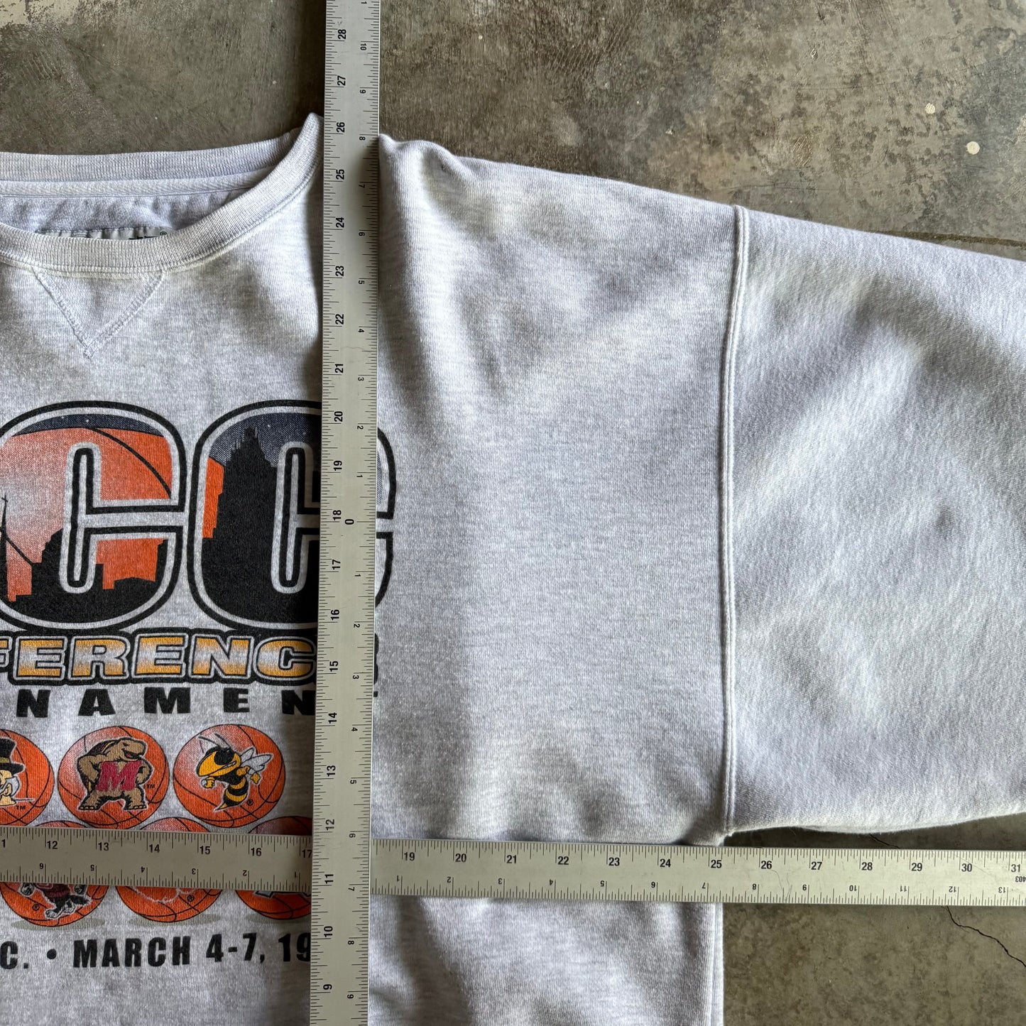 Vintae 90s ACC College Basketball Tournament Crewneck - XXL