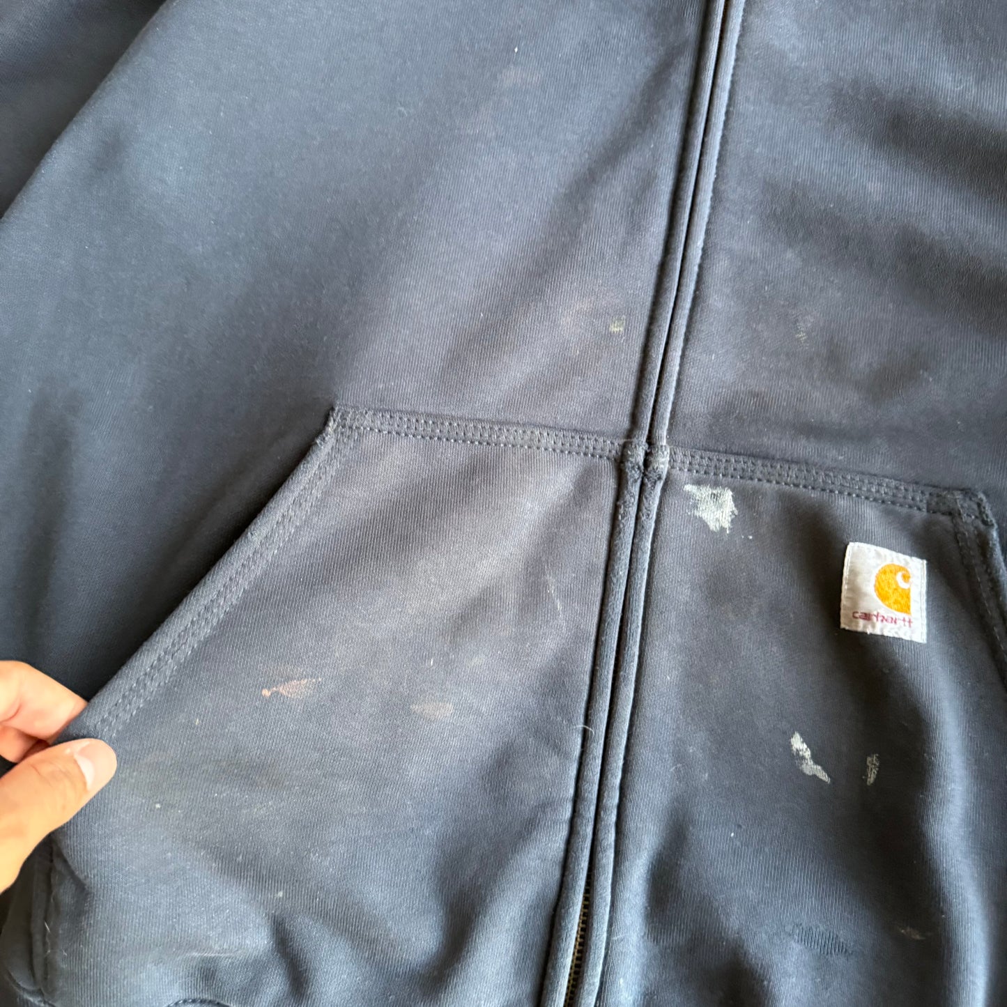 Vintage 00s Carhartt Zip Up Hoodie - XL