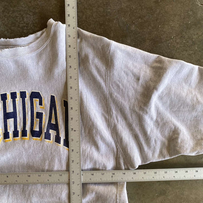 Vintage 90s Michigan Champion Reverse Weave Crewneck- XL