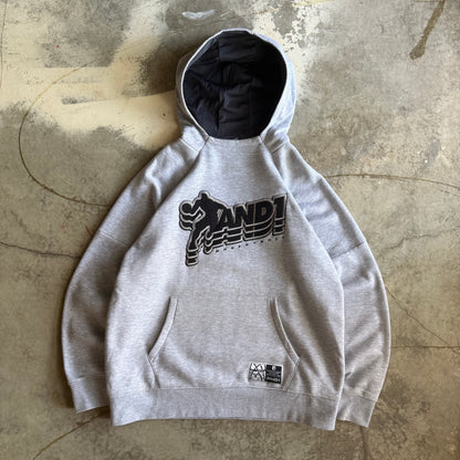 Vintage 00s AND1 Basketball Hoodie - XL