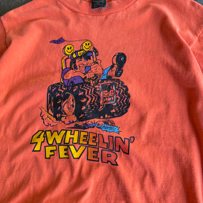Vintage 80s 4 Wheelin Tee - L