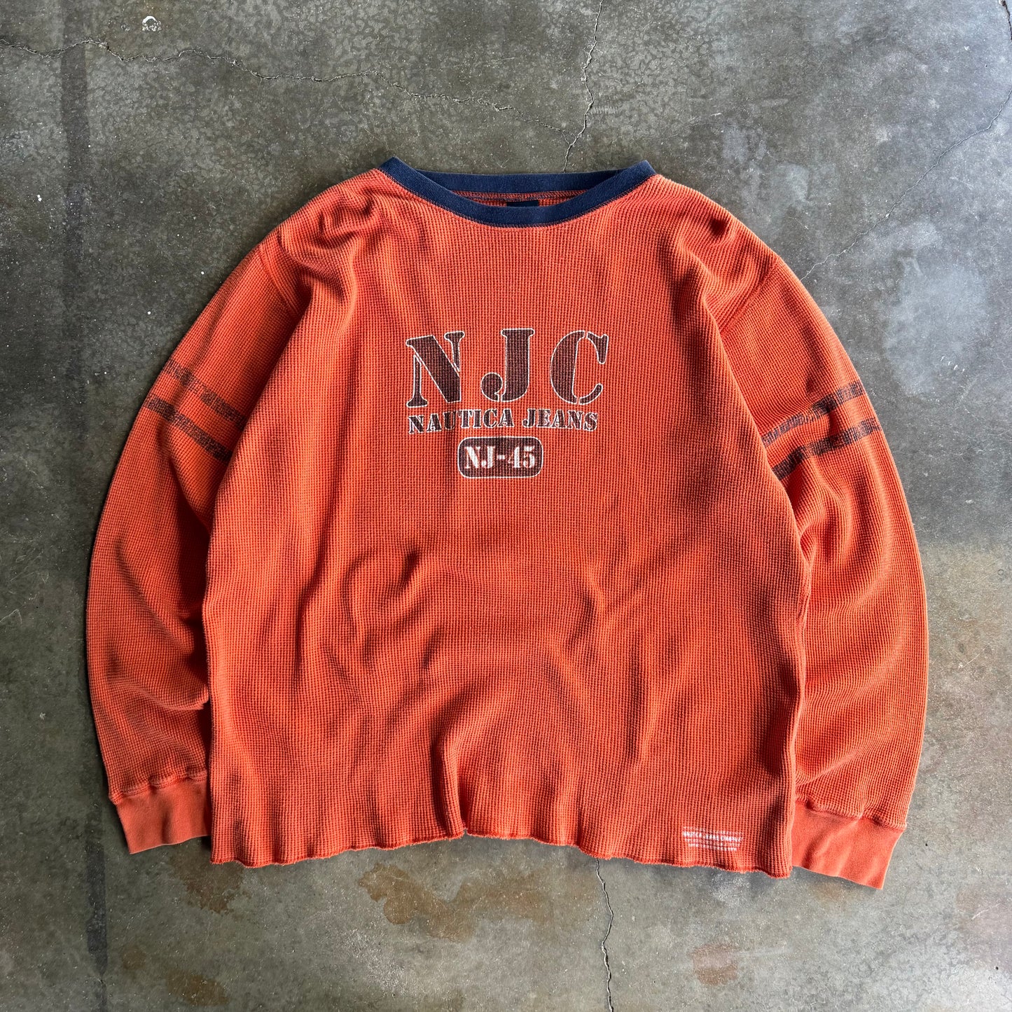 Vintage 00s Nautica Thermal Long Sleeve - XL