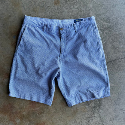 Vintage Blue Striped Polo Ralph Lauren Shorts - 33