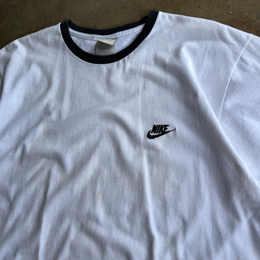 Vintage Ringer Nike Tshirt - L