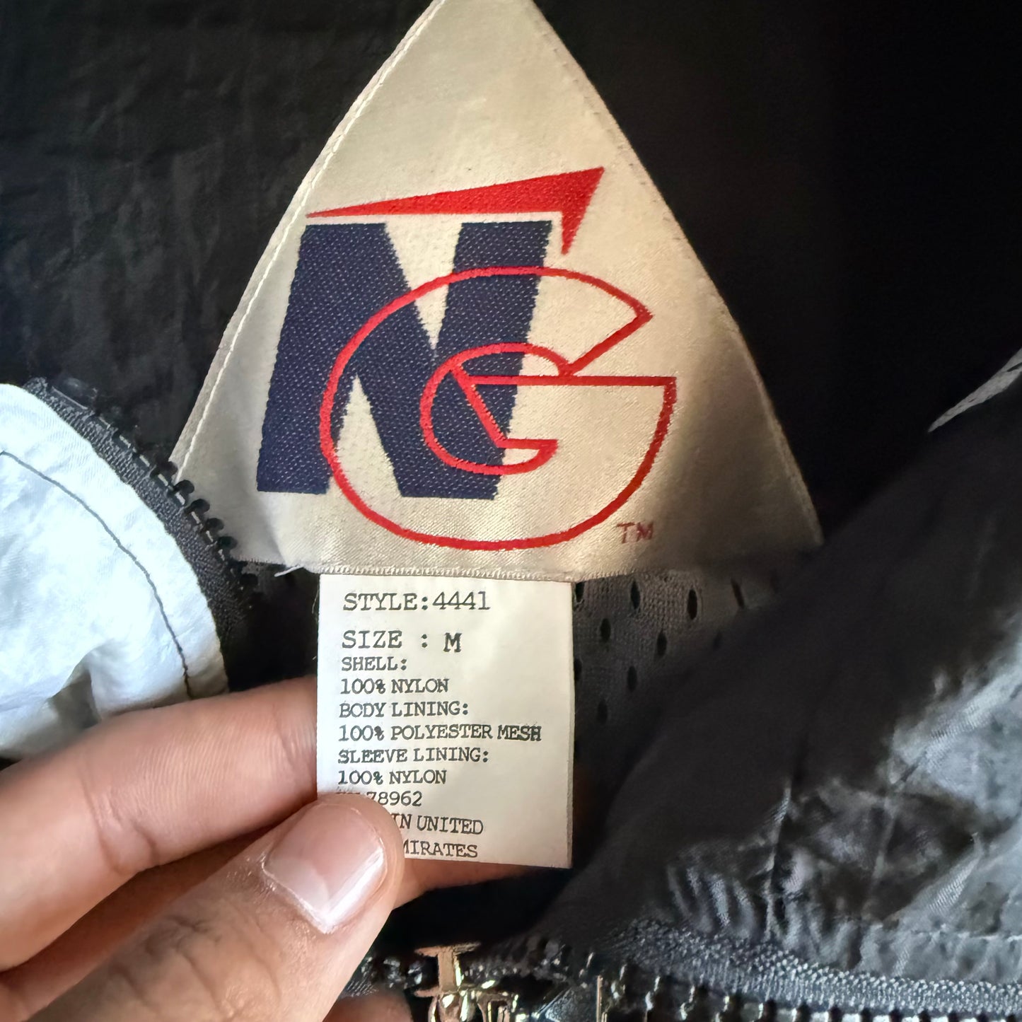 Vintage 90s Texas Tech Windbreaker - M