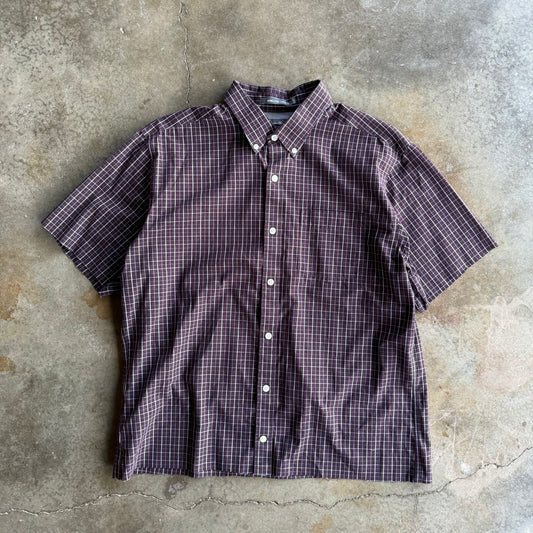 Vintage 00s Cropped Button Up - L