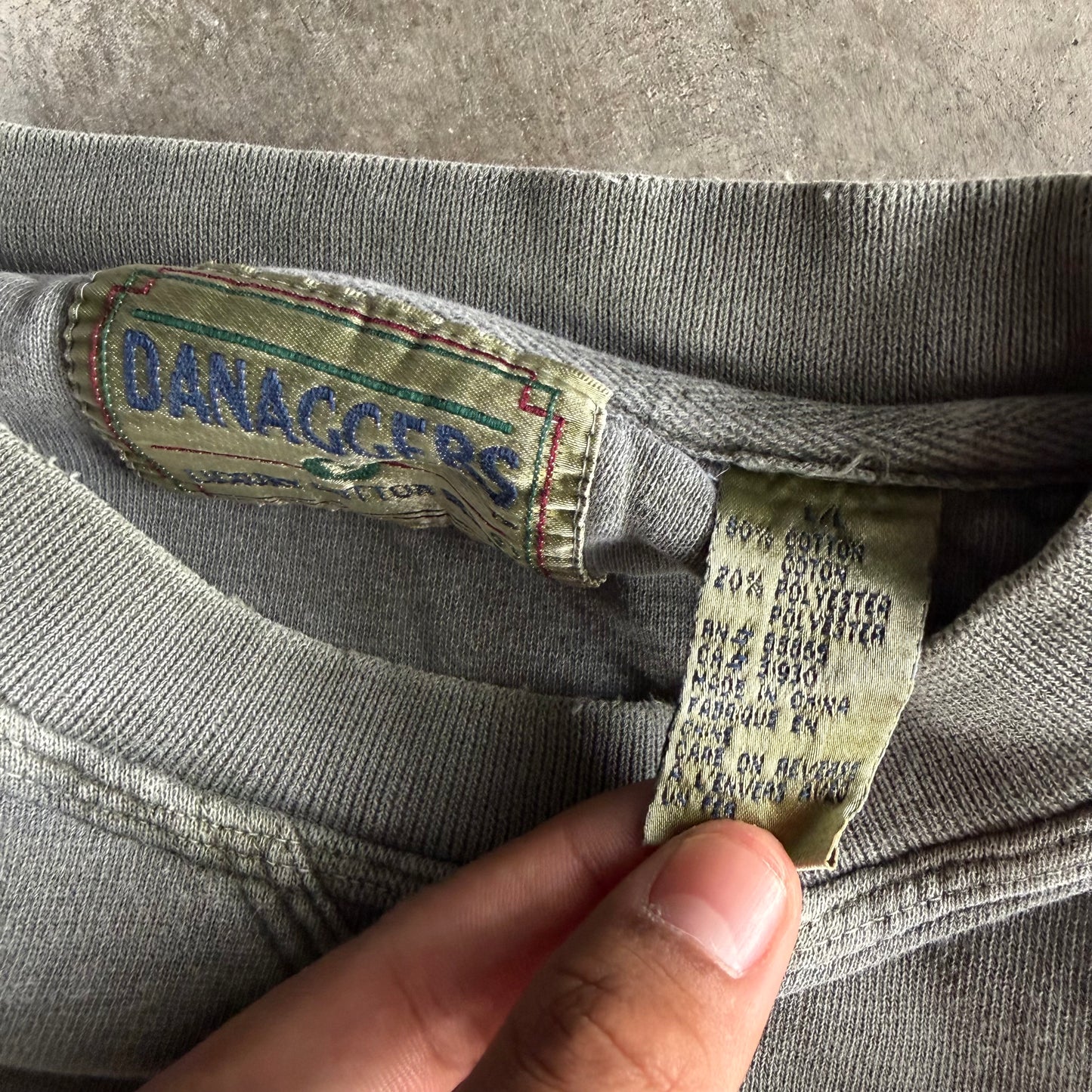 Vintage Faded Outdoors Crewneck - XL