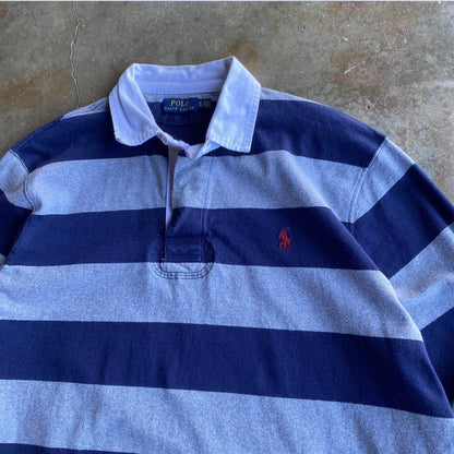 Vintage 00s Polo Rugby Long Sleeve - XL