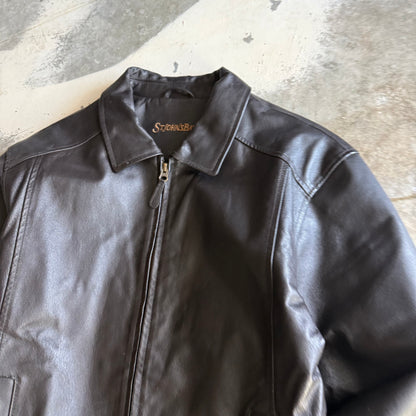 Vintage 00s St. John Bay Leather Jacket - M
